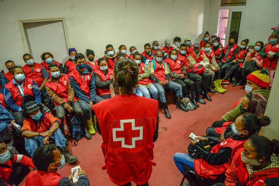Formation des volontaires pour la digitalisation des personnes sinistrées
